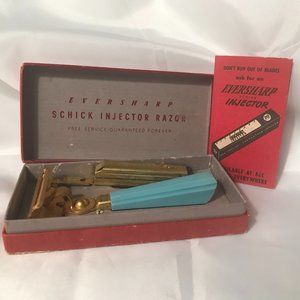 VINTAGE ADVERTISING: EVERSHARP INJECTOR RAZOR